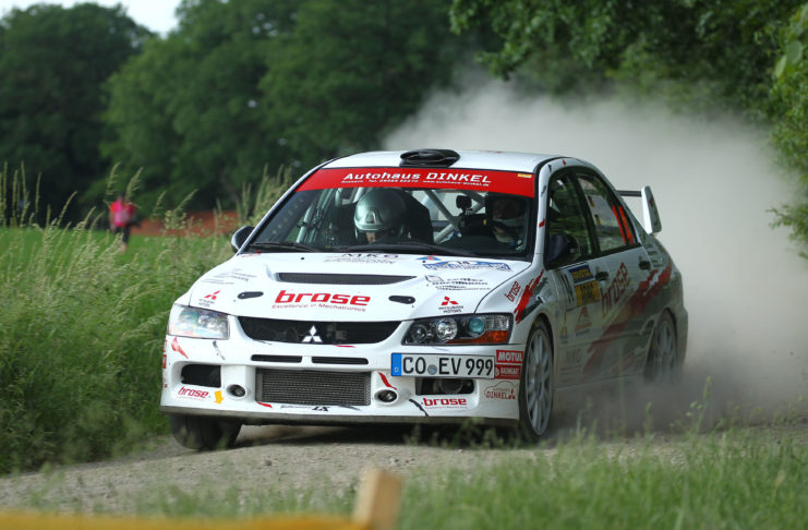 Patrik Dinkel und Co-Pilotin Tamara Lutz schnellstes ADAC Rallye Masters Duo