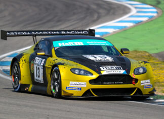 Uwe Alzen erneut nicht zu schlagen Timo Scheibner im Aston Martin Vantage GT3