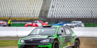Roll-out bei der Rallye Nordbaden