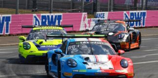 Debütsieg und Meisterschaftsführung für Huber Motorsport im ADAC GT Masters