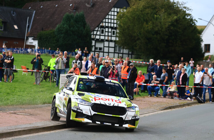 Marijan Griebel dominiert Saisonfinale und wird Deutscher Rallyemeister 2023