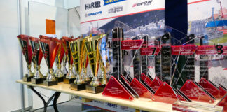 Siegerehrung der Spezial Tourenwagen Trophy auf der Essen Motor Show