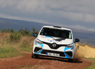 Tim Wacker wieder im Ravenol DMSB Rallye Cup Tim Wacker im Renault Clio