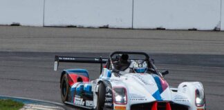 Marco Fink startete mit seinem neuen Rennboliden nova Proto NP01 BMW bei der P9 Challenge