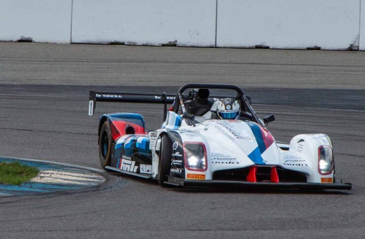Marco Fink startete mit seinem neuen Rennboliden nova Proto NP01 BMW bei der P9 Challenge