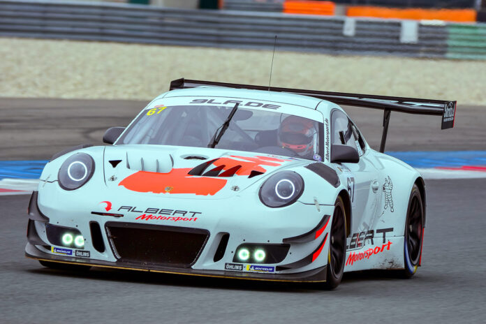 Frederik Läuferts Porsche 991 GT3 R Foto: Markus Stiefken
