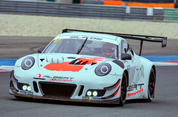 Läuferts und Becker siegen Frederik Läuferts Porsche 991 GT3 R Foto: Markus Stiefken