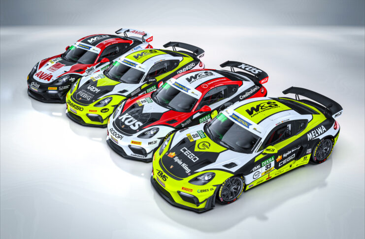 Großaufgebot für AVIA W&S Motorsport in der ADAC GT4 Germany